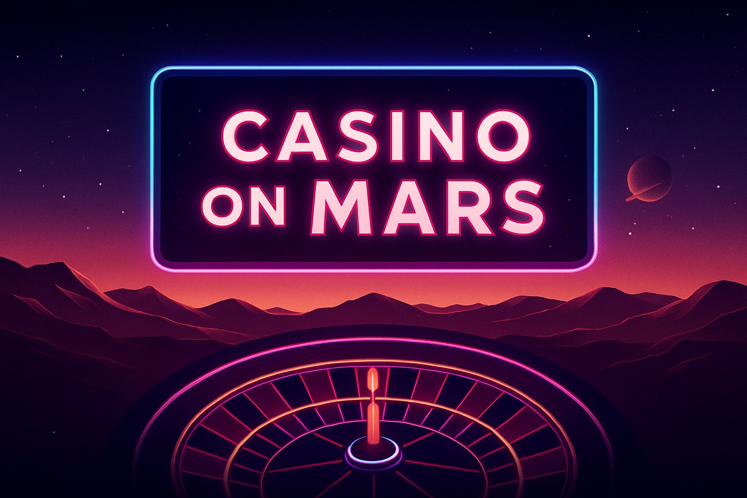 Mars Casino — creative concept demo.
