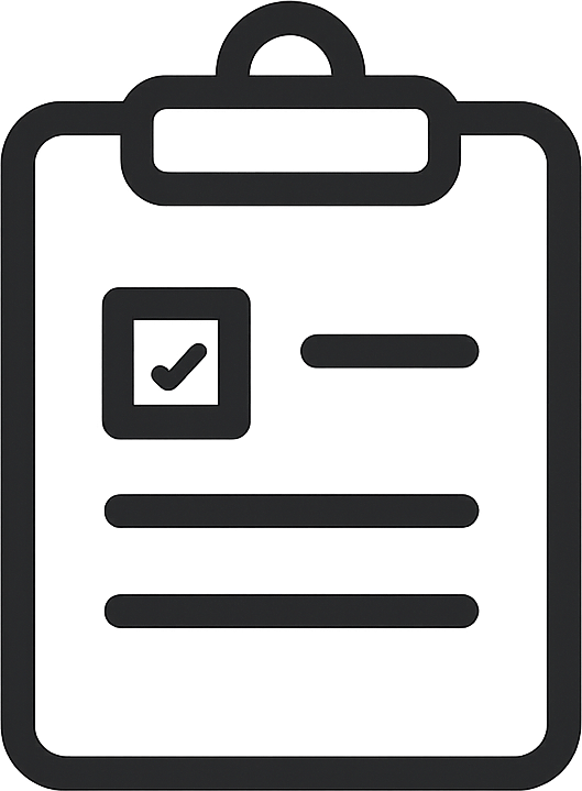 Clipboard icon for Assess