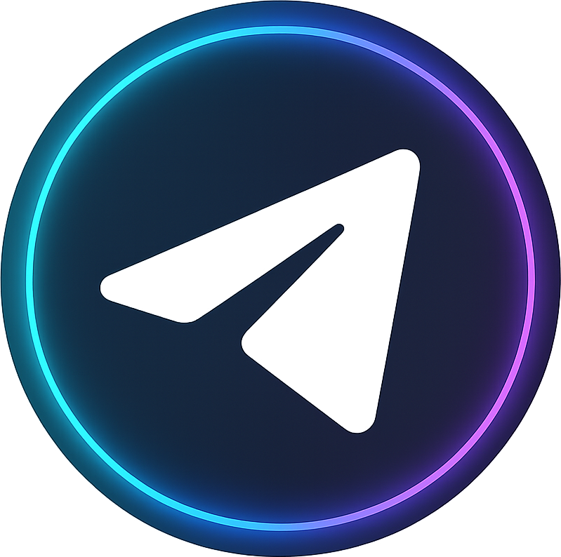 Telegram logo sticker